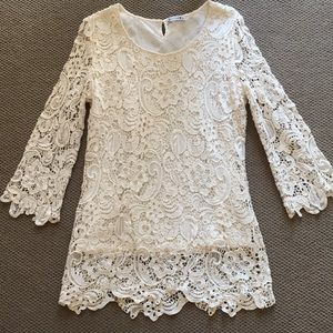 Long lace top